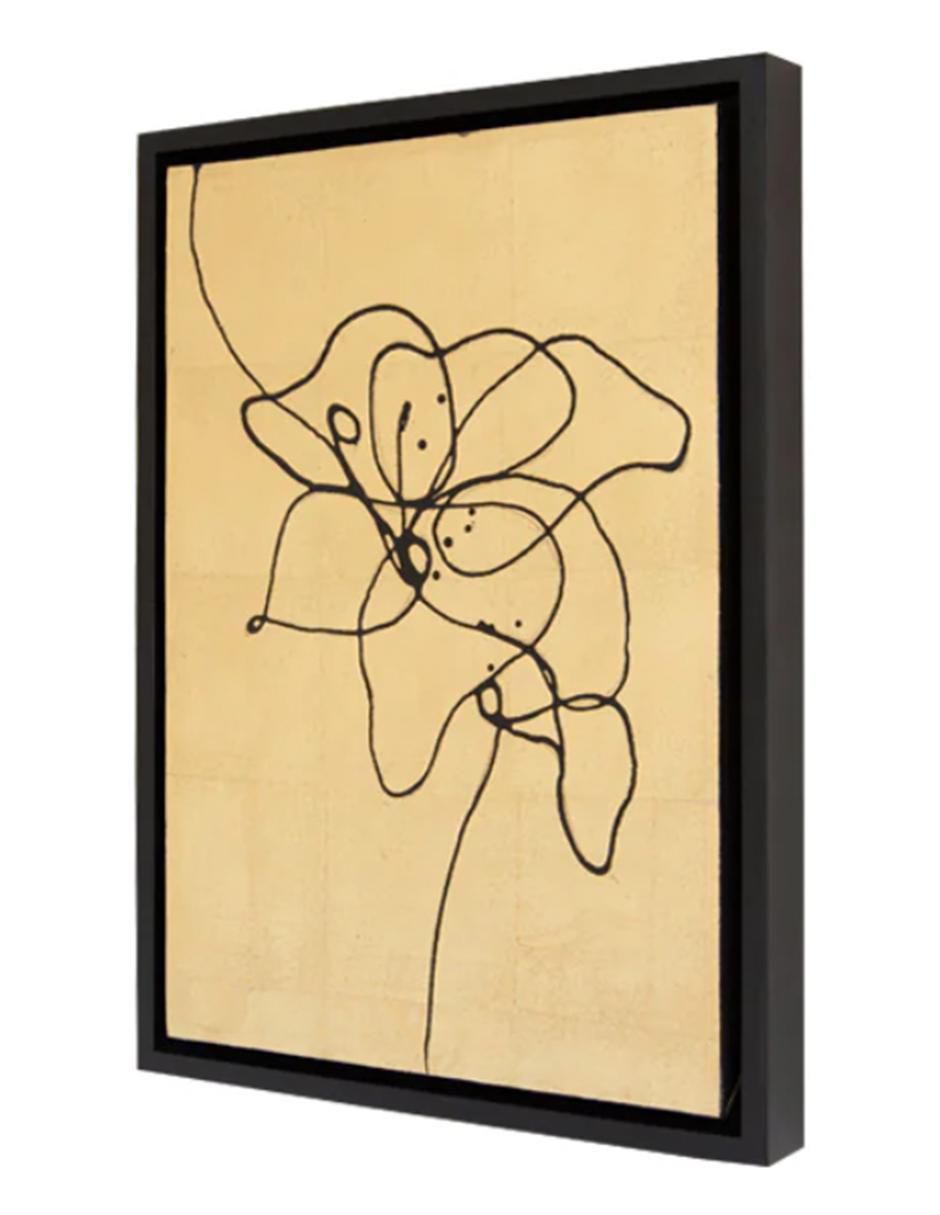 Cuadro decorativo Abstracto golden flower 3
