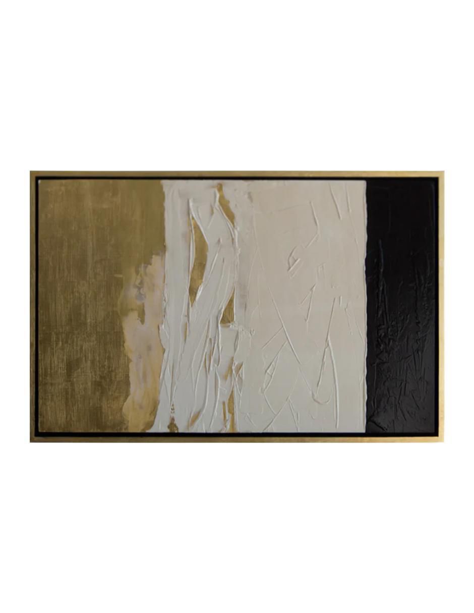Cuadro decorativo Abstract golden sea Cuadro decorativo Abstract golden sea