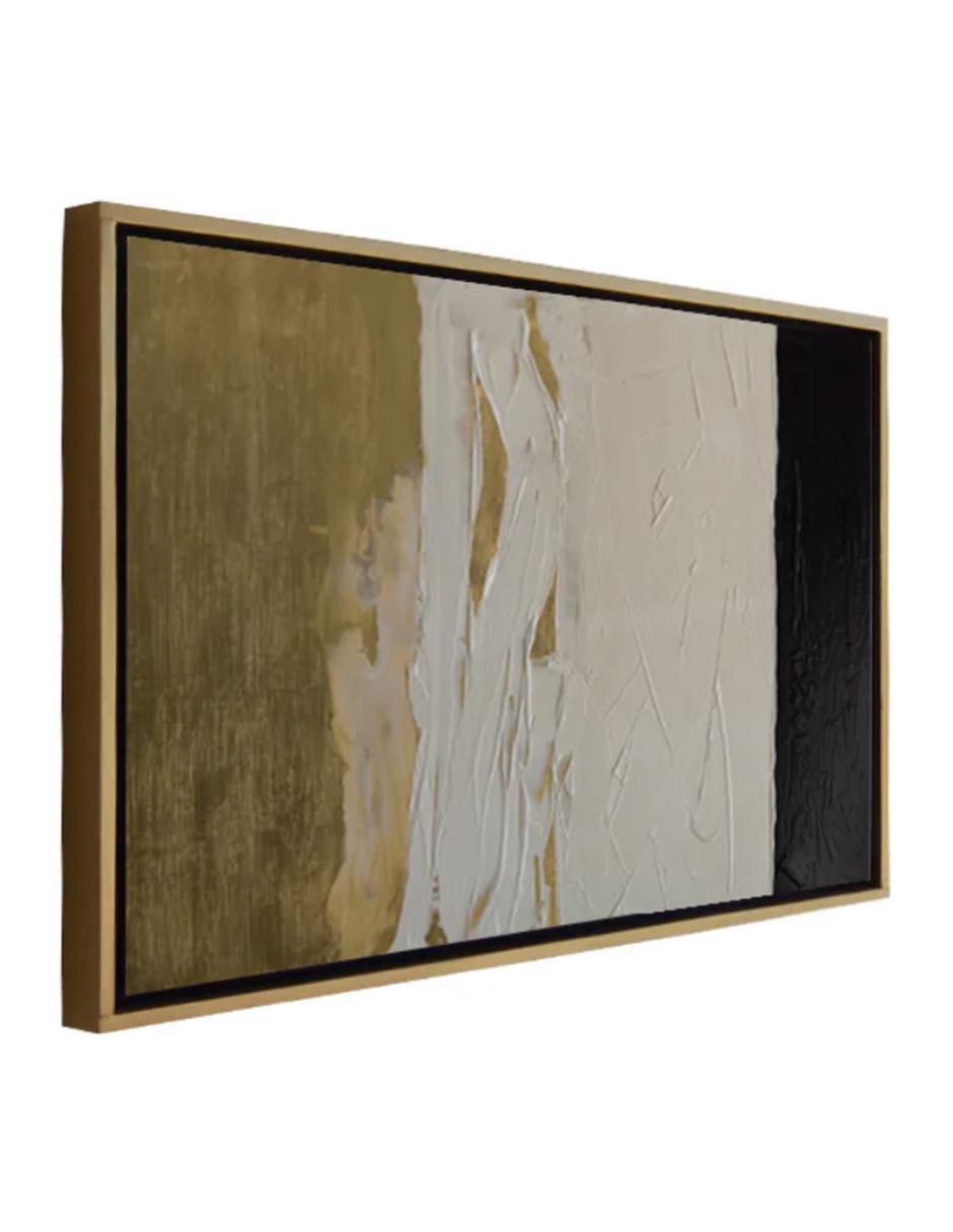 Cuadro decorativo Abstract golden sea 4