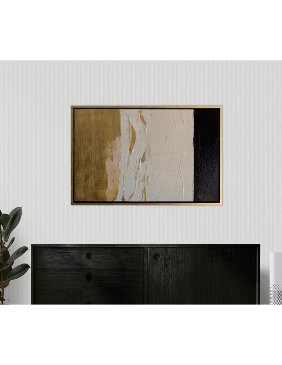 Cuadro decorativo Abstract golden sea 6