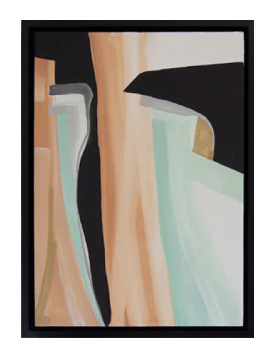 Cuadro decorativo Sea abstract negro