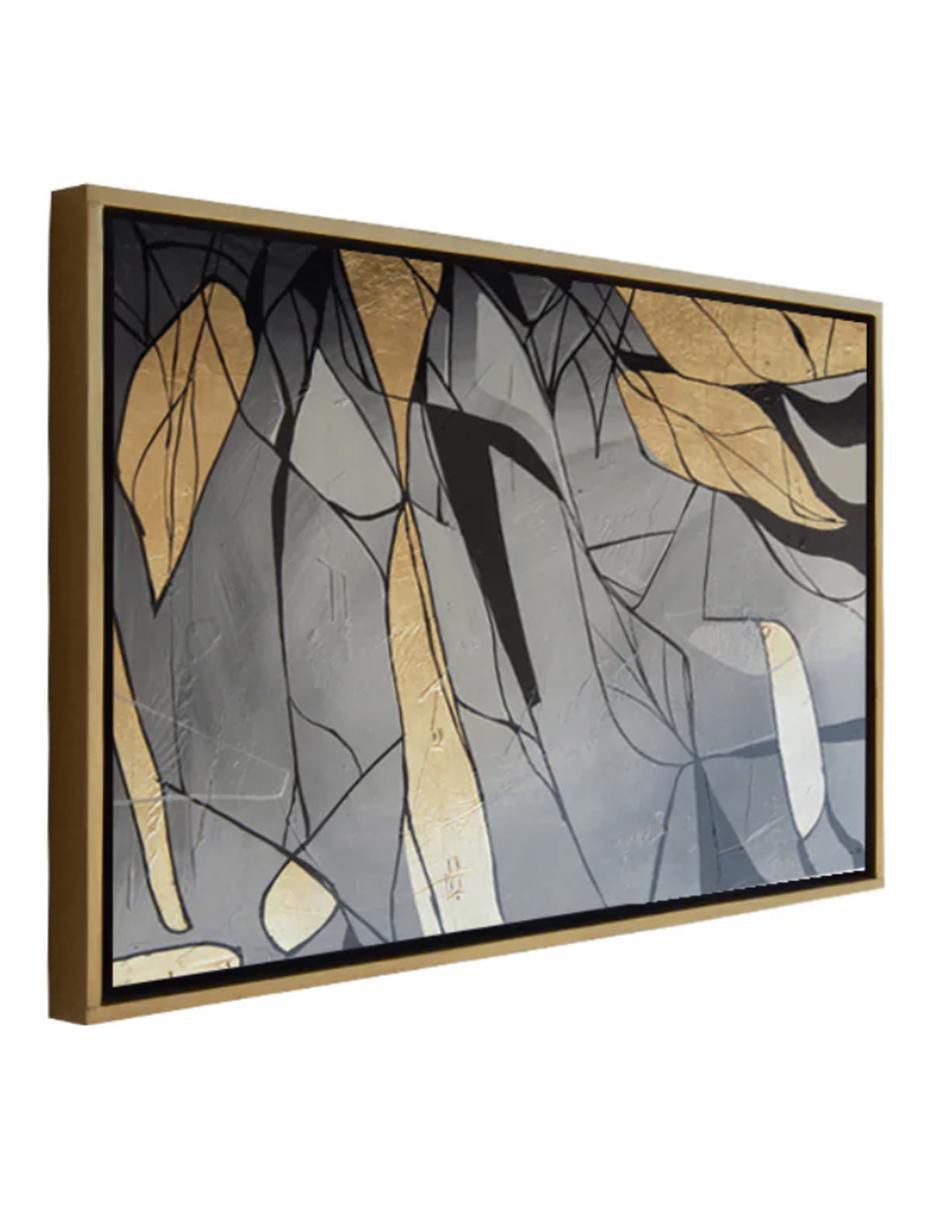 Cuadro decorativo Abstracto winter forest 2