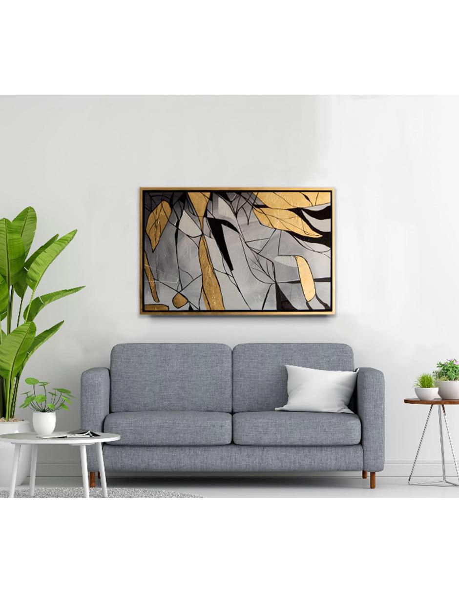 Cuadro decorativo Abstracto winter forest 4