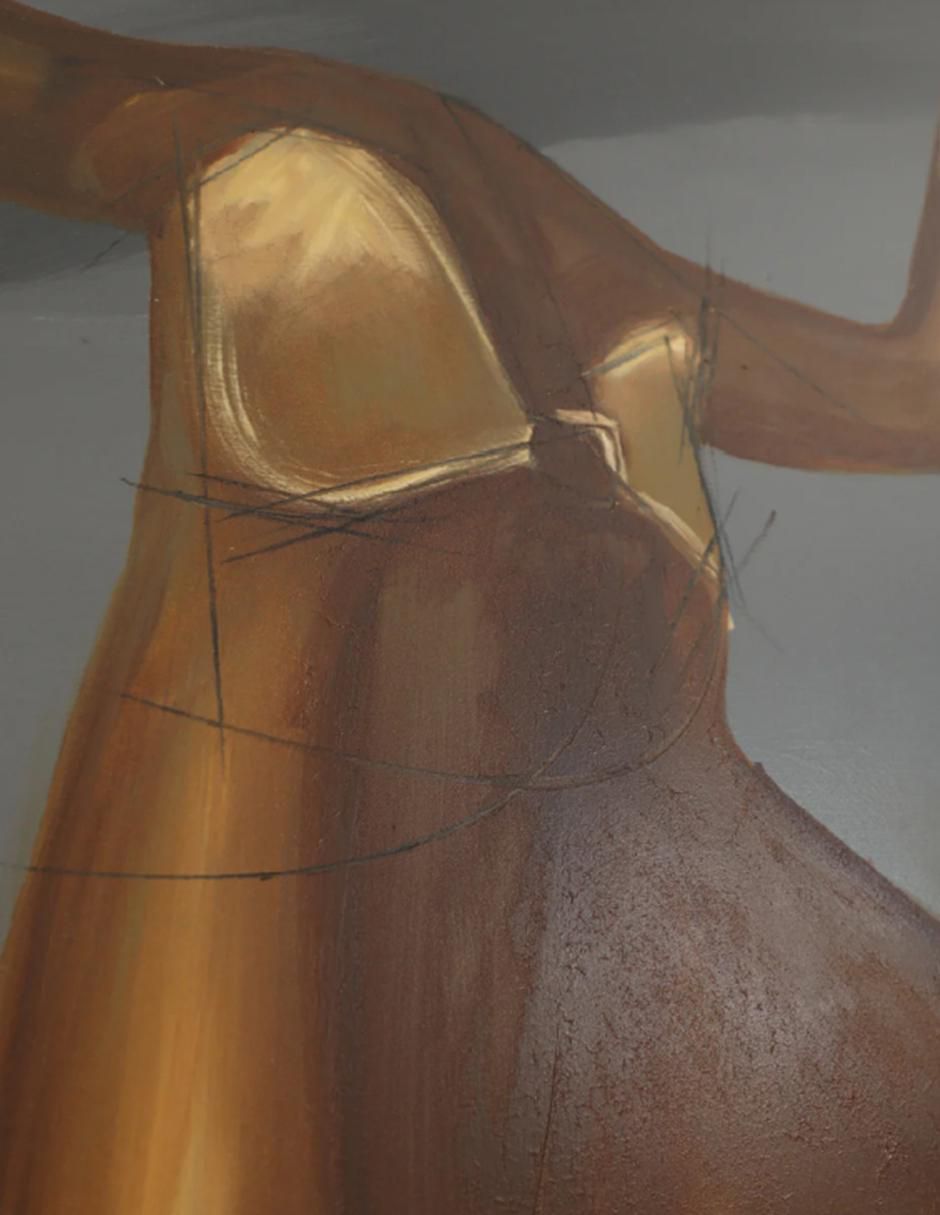 Cuadro decorativo Figurativo golden bull 2