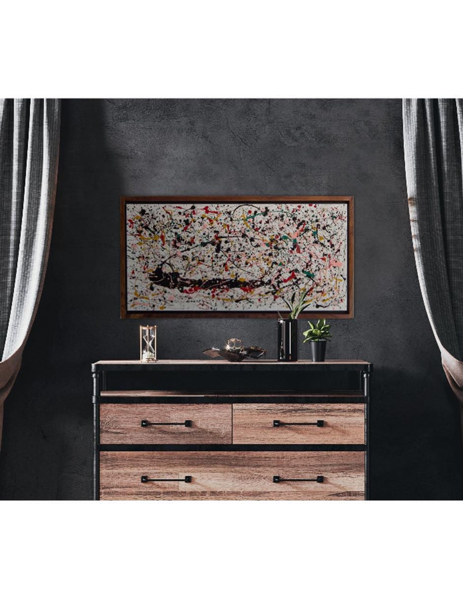 Cuadro decorativo Dripping color splash 6