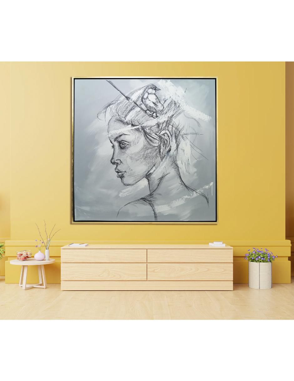 Cuadro decorativo Rostro viraha 6