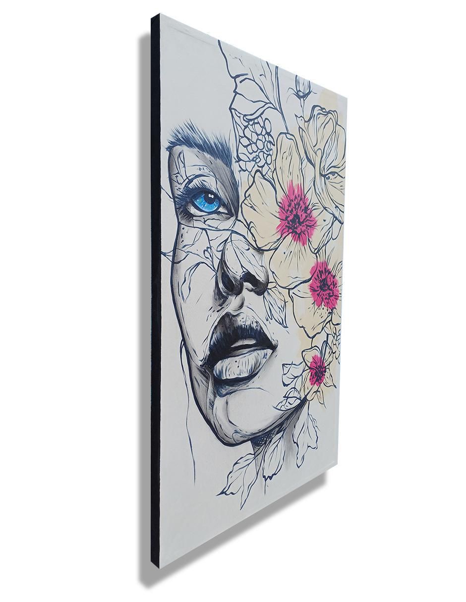 Cuadro decorativo Rostro blue eye 2