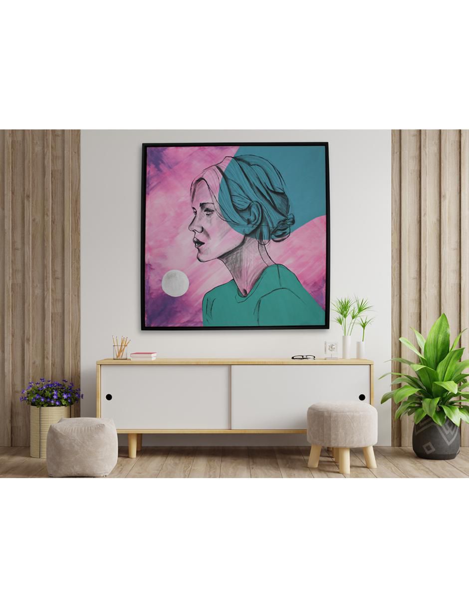 Cuadro decorativo Rostro discordante 4