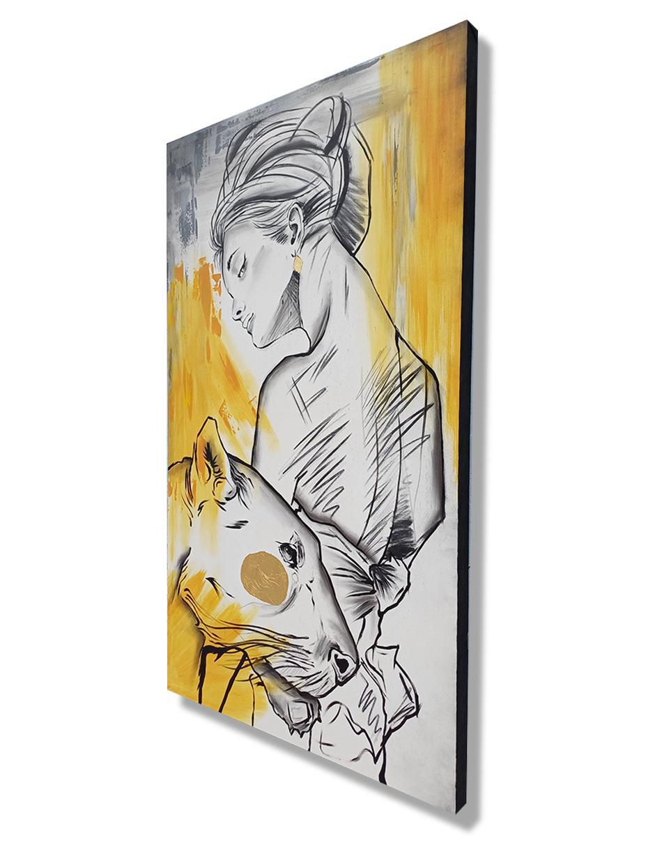 Cuadro decorativo Figurativo leona 2