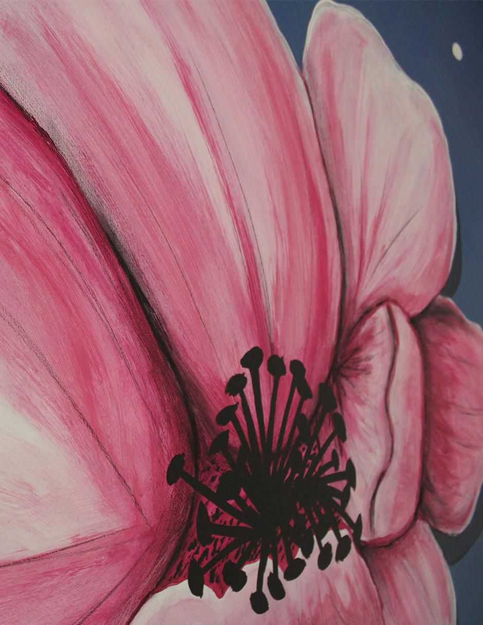 Cuadro decorativo Nigth flower 3