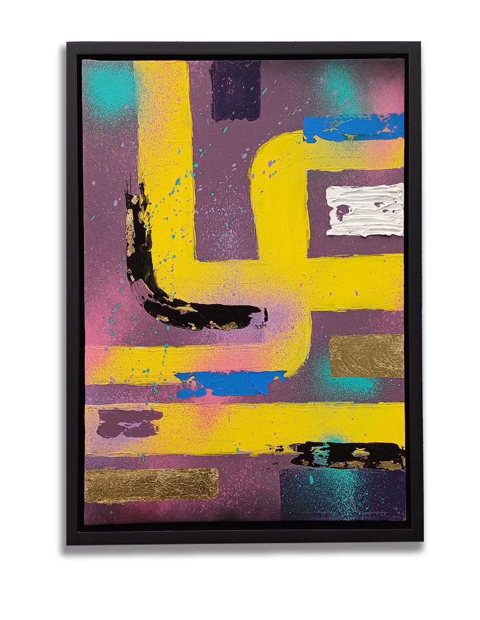 Cuadro decorativo Abstracto rebel pink 2