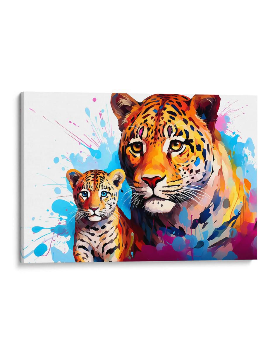 Cuadro decorativo Familia jaguar Cuadro decorativo Familia jaguar