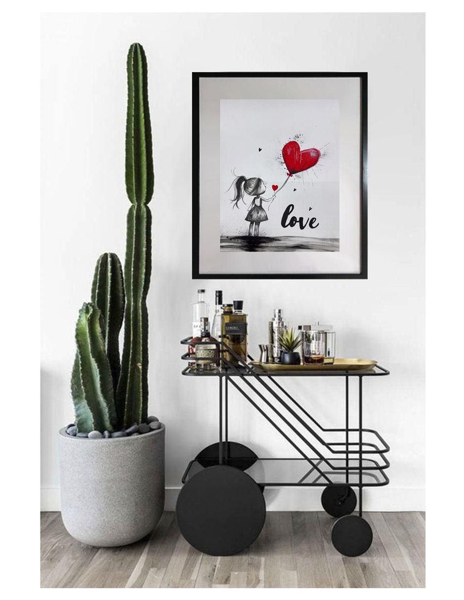 Pintura Love técnica acrílico MilleniArt 2
