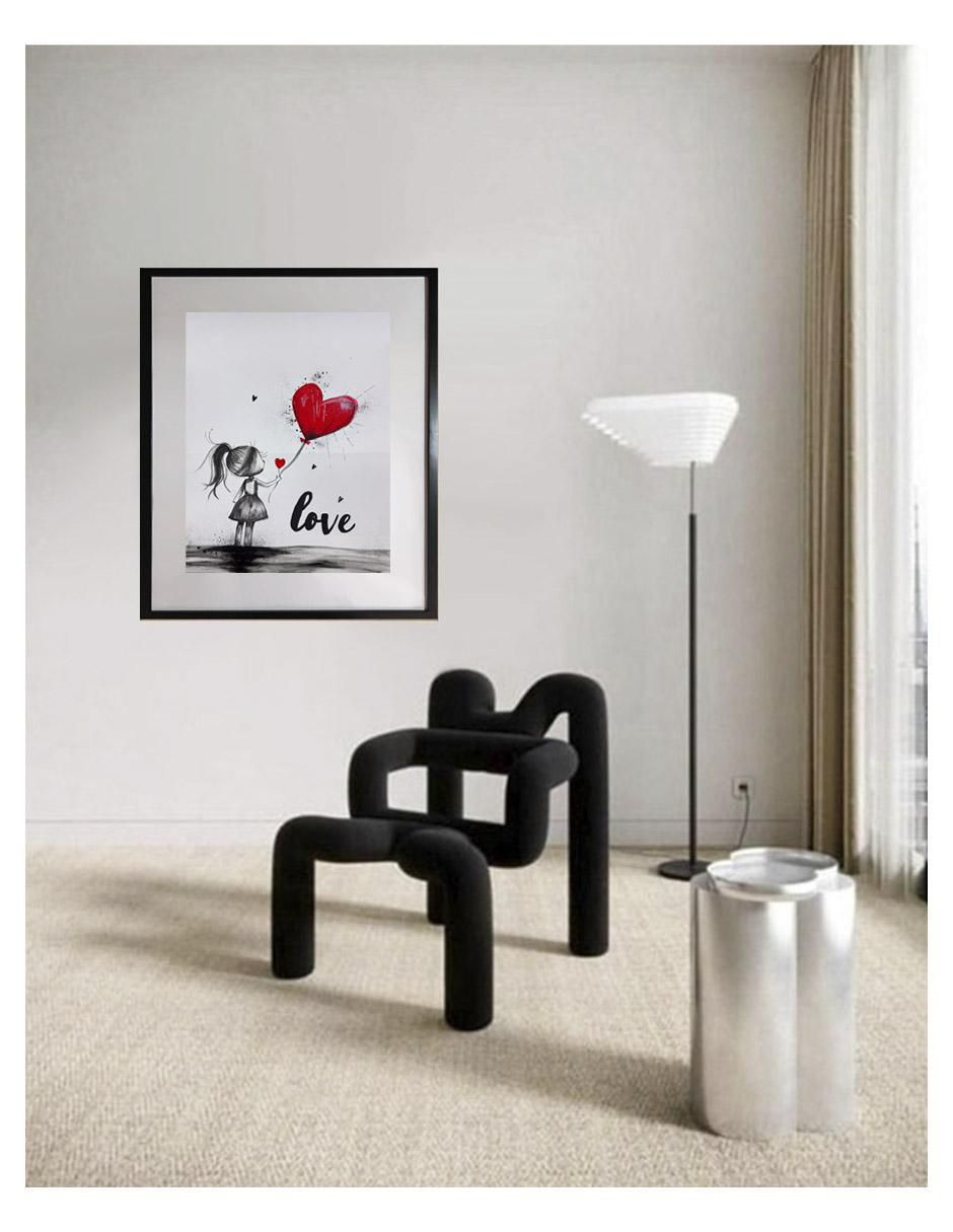 Pintura Love técnica acrílico MilleniArt 3