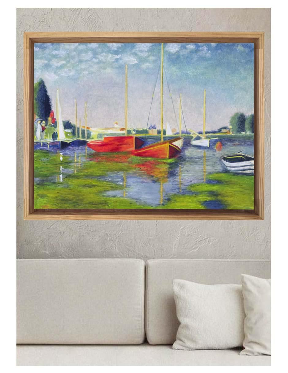 Pintura Pescadores técnica acrílico Pesca 2