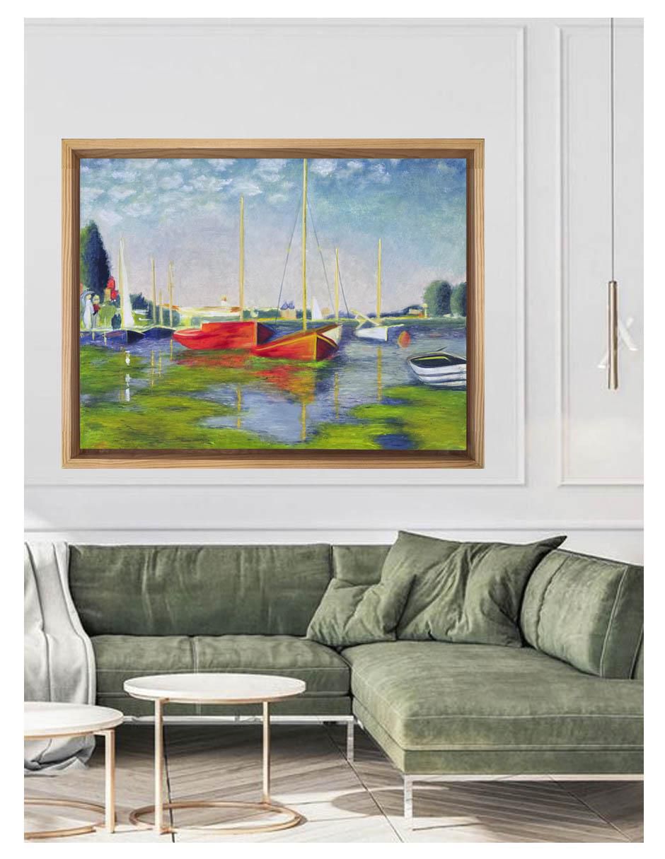 Pintura Pescadores técnica acrílico Pesca 3