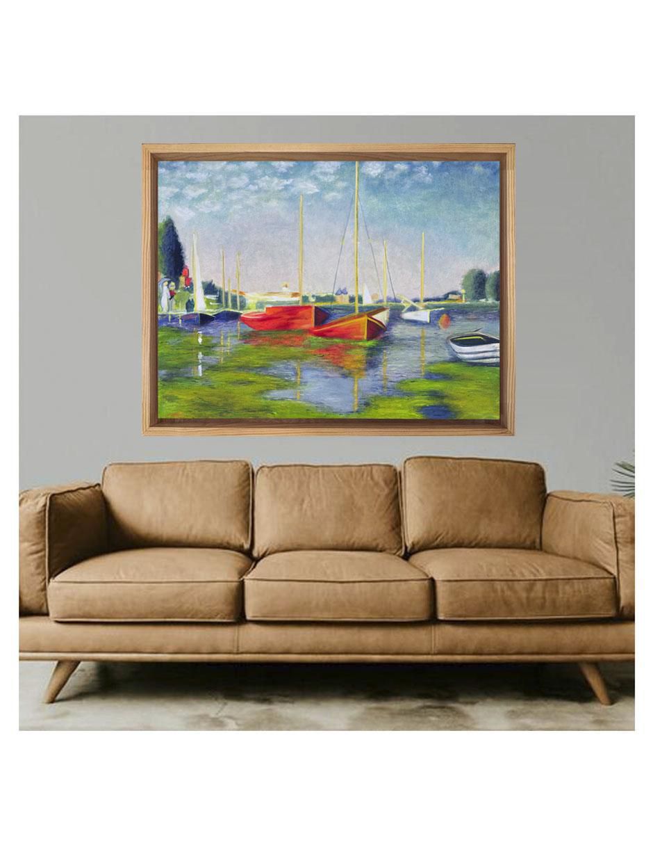 Pintura Pescadores técnica acrílico Pesca 4