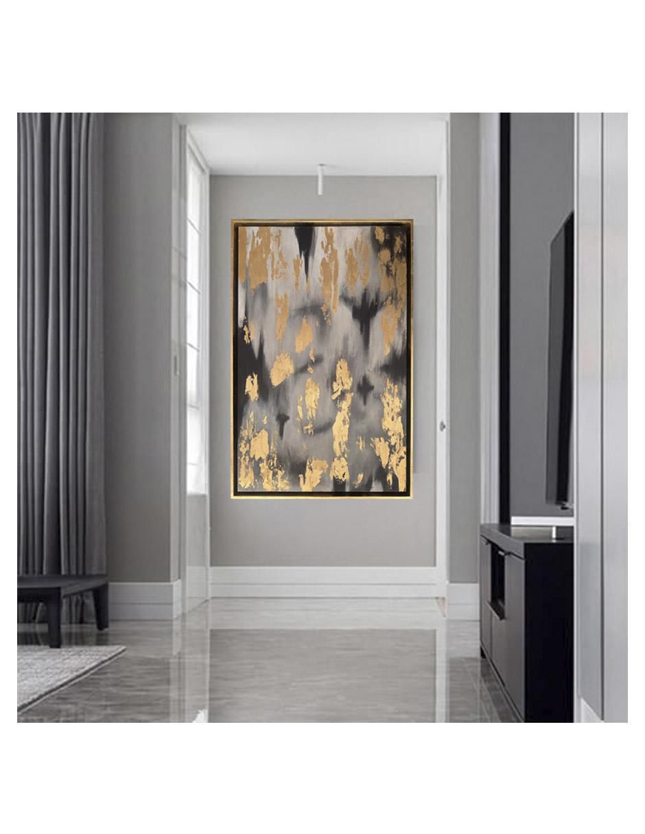 Pintura Gold Parade técnica mixta 3