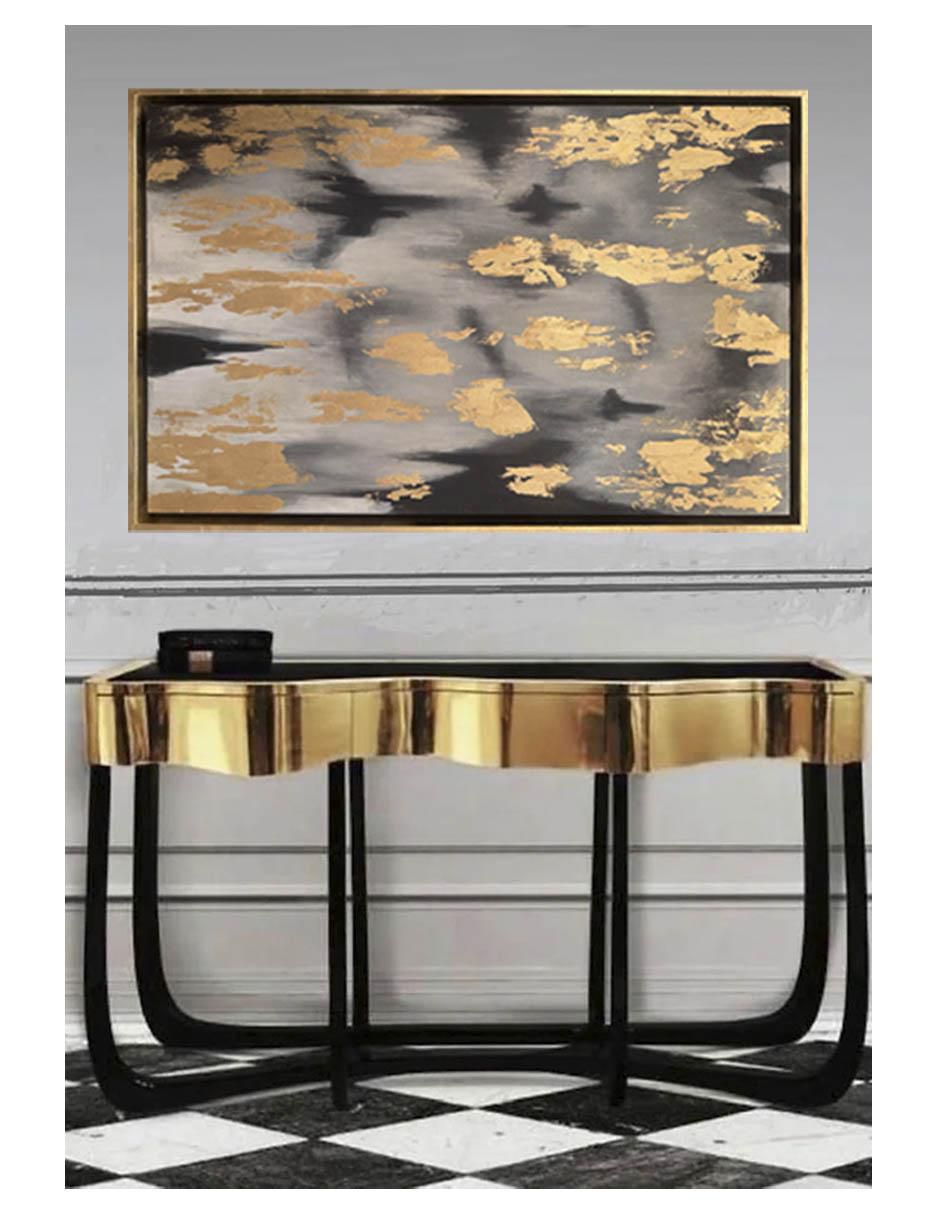 Pintura Gold Parade técnica mixta 5