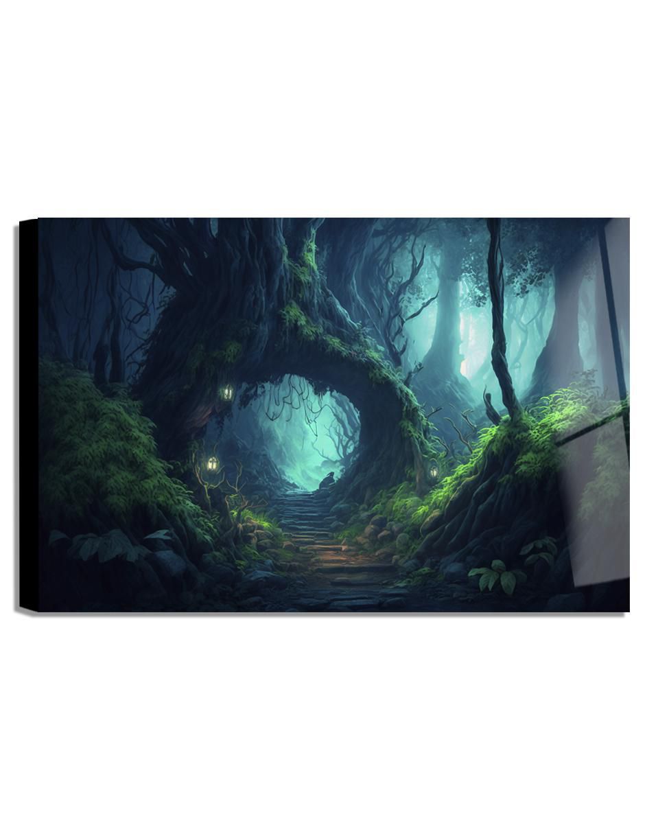 Litografía Paisajes técnica acrílico