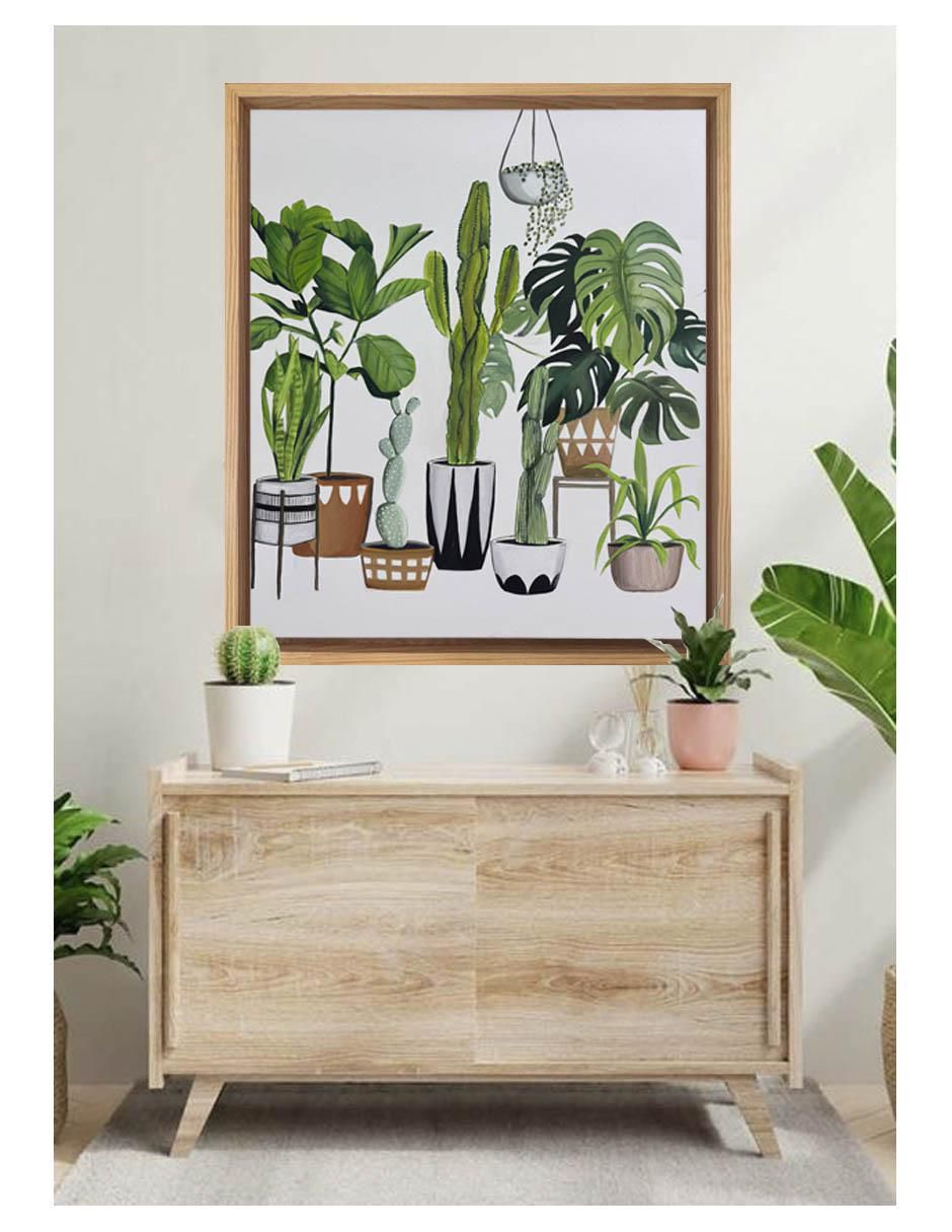 Pintura Plant lover técnica acrílico Plants 2