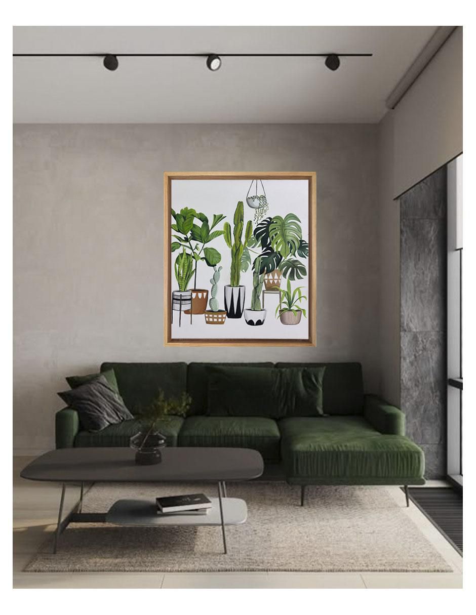 Pintura Plant lover técnica acrílico Plants 3