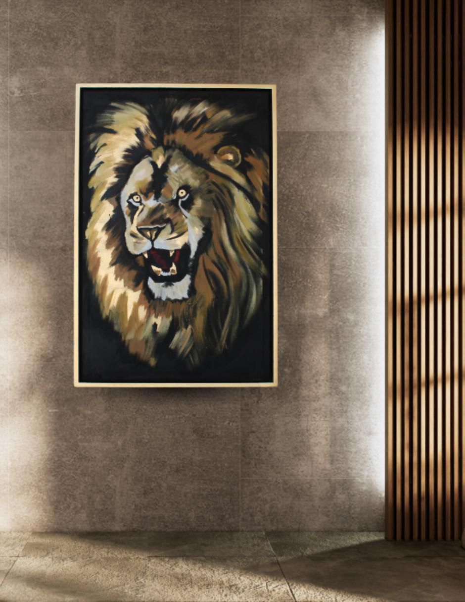 Cuadro decorativo eco del rugido 4