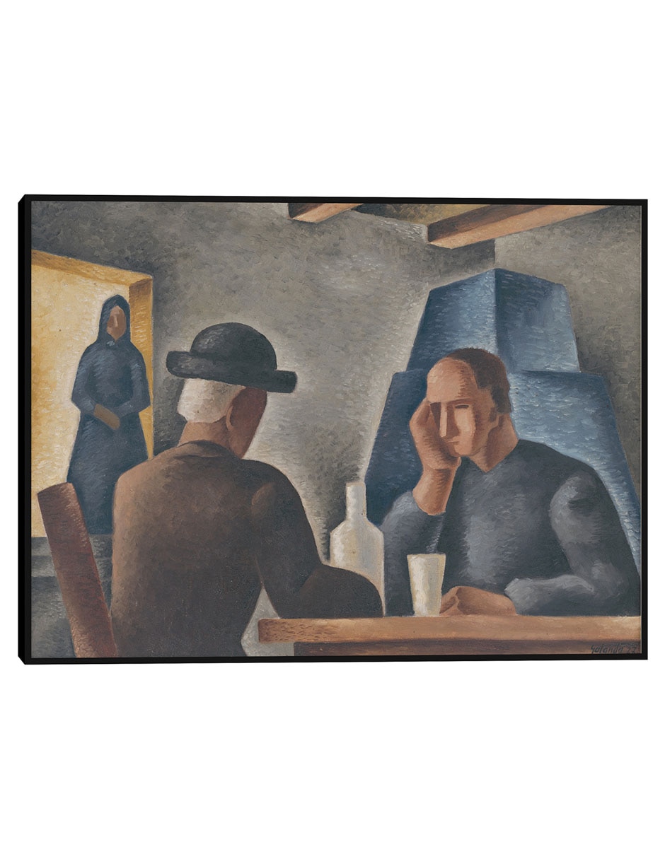Cuadro decorativo En una posada (1927) técnica mixta Gente Cuadro decorativo En una posada (1927) técnica mixta Gente