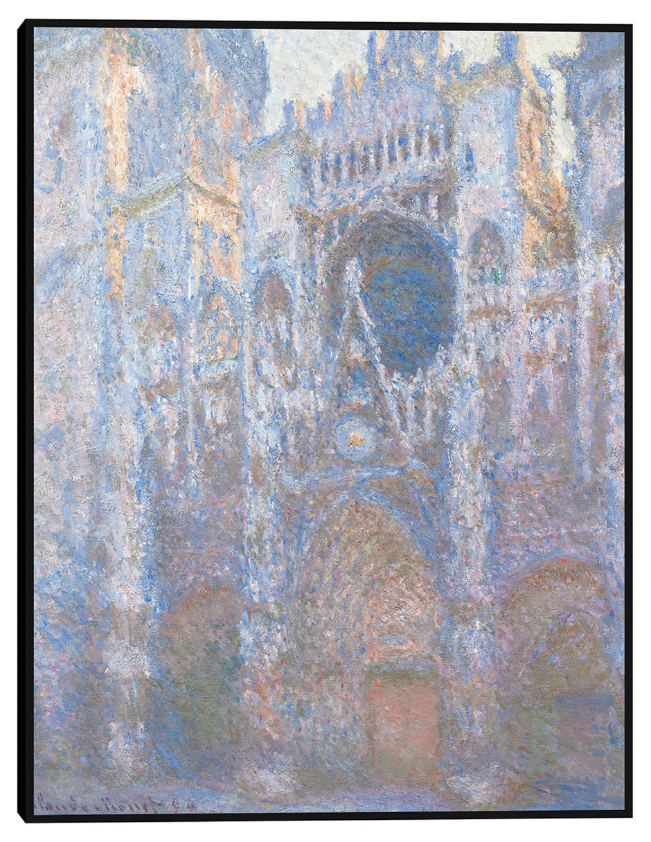 Cuadro decorativo Catedral de Rouen, fachada oeste (1894) técnica mixta Arquitectura