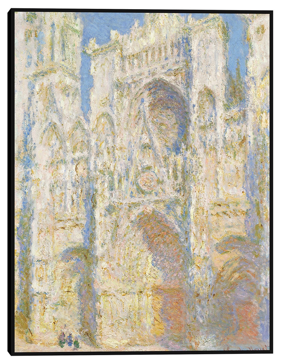 Cuadro decorativo Catedral de Rouen, fachada oeste, luz del sol (1894) técnica mixta Lugares Cuadro decorativo Catedral de Rouen, fachada oeste, luz del sol (1894) técnica mixta Lugares