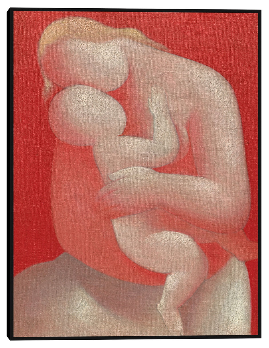 Cuadro decorativo Madre (Madonna rosa) (1933) técnica mixta Gente