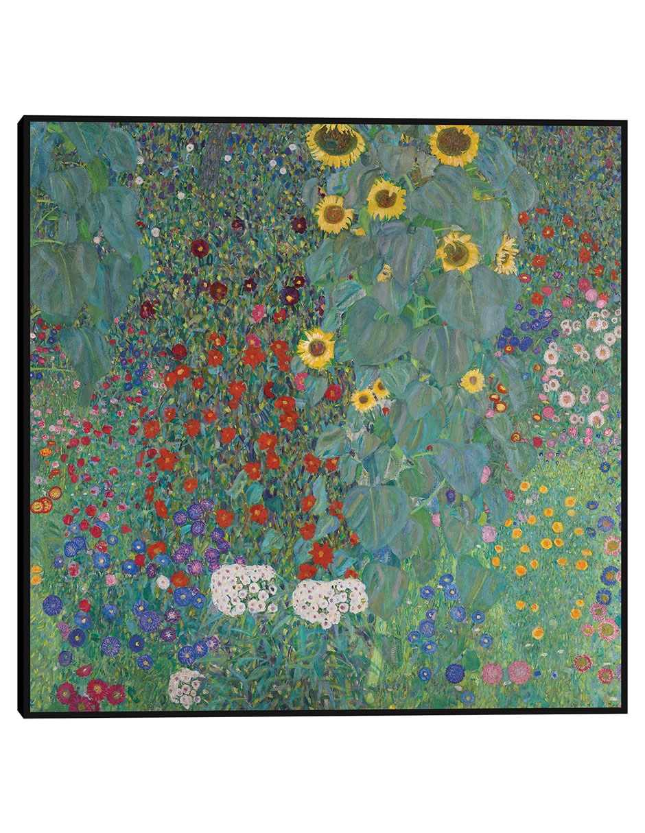 Cuadro decorativo Jardín de la cabaña con girasoles (1907) técnica mixta Primavera