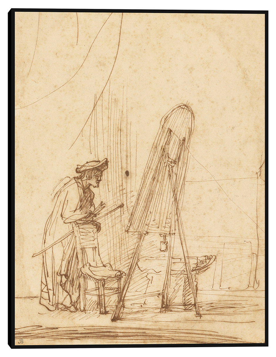 Cuadro decorativo Un artista en su estudio (1630) técnica mixta Formas Cuadro decorativo Un artista en su estudio (1630) técnica mixta Formas