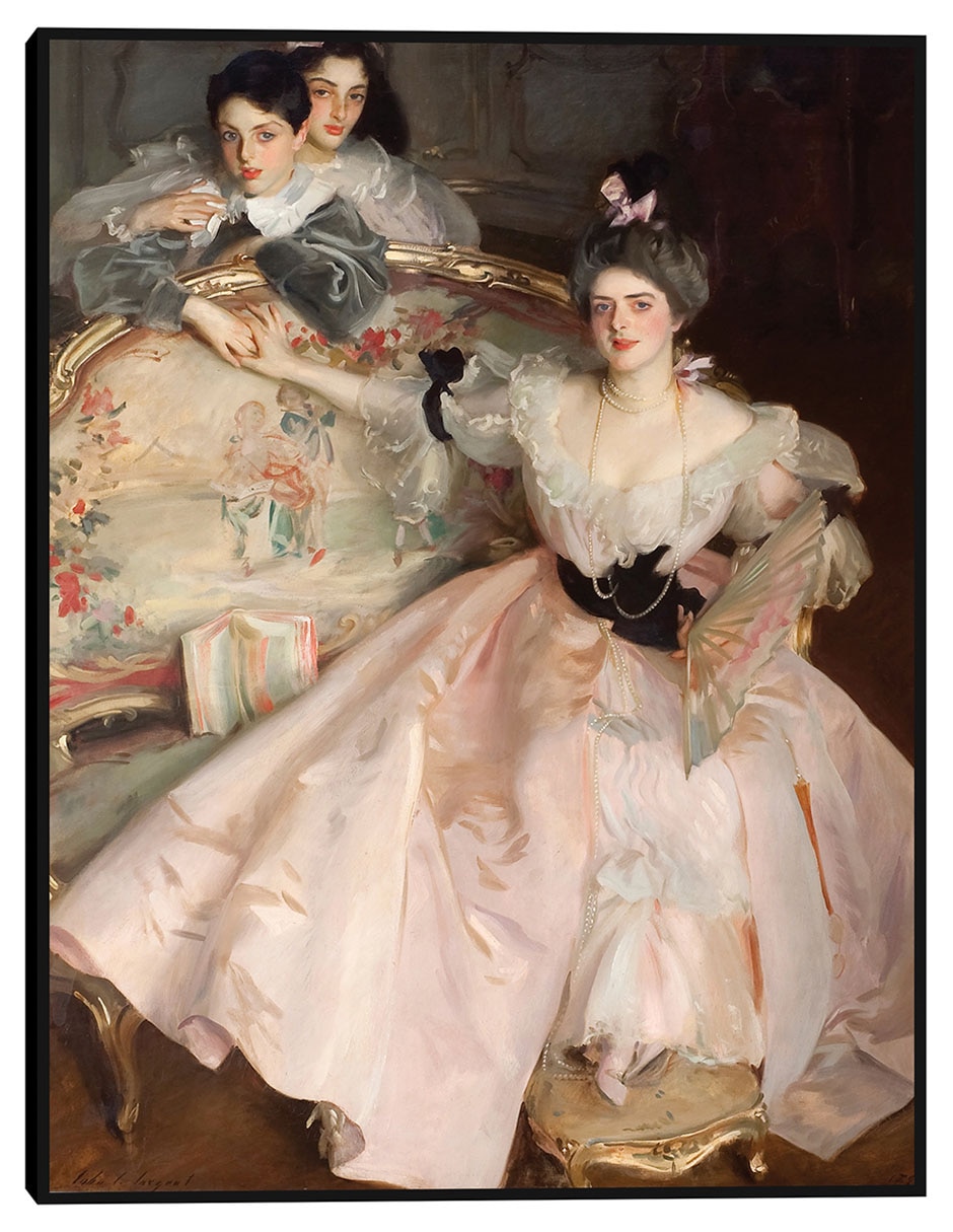 Cuadro decorativo La señora Carl Meyer y sus hijos (1896) técnica mixta Colores