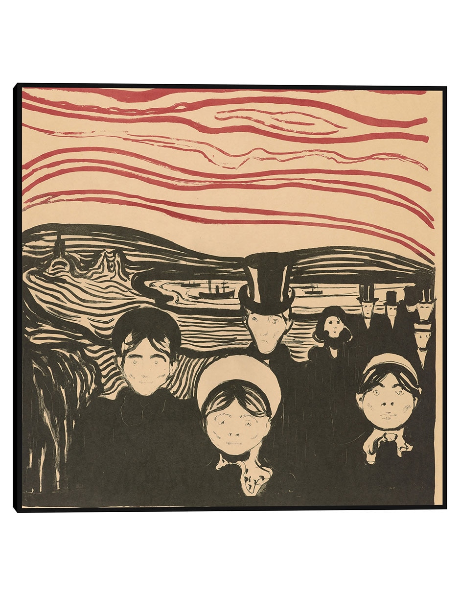 Cuadro decorativo Angustia (1896) técnica mixta Gente Cuadro decorativo Angustia (1896) técnica mixta Gente