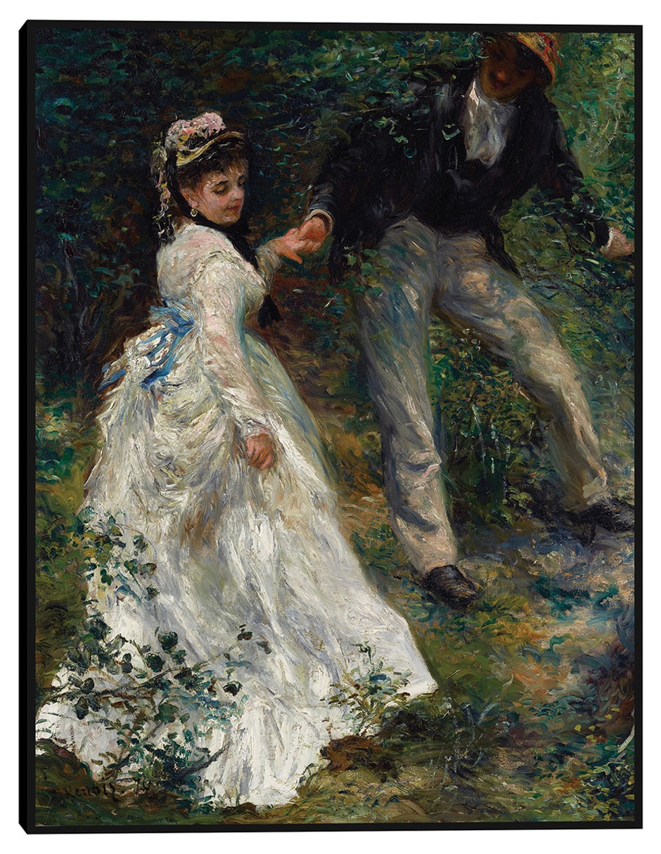 Cuadro decorativo El Paseo (1870) técnica mixta Gente