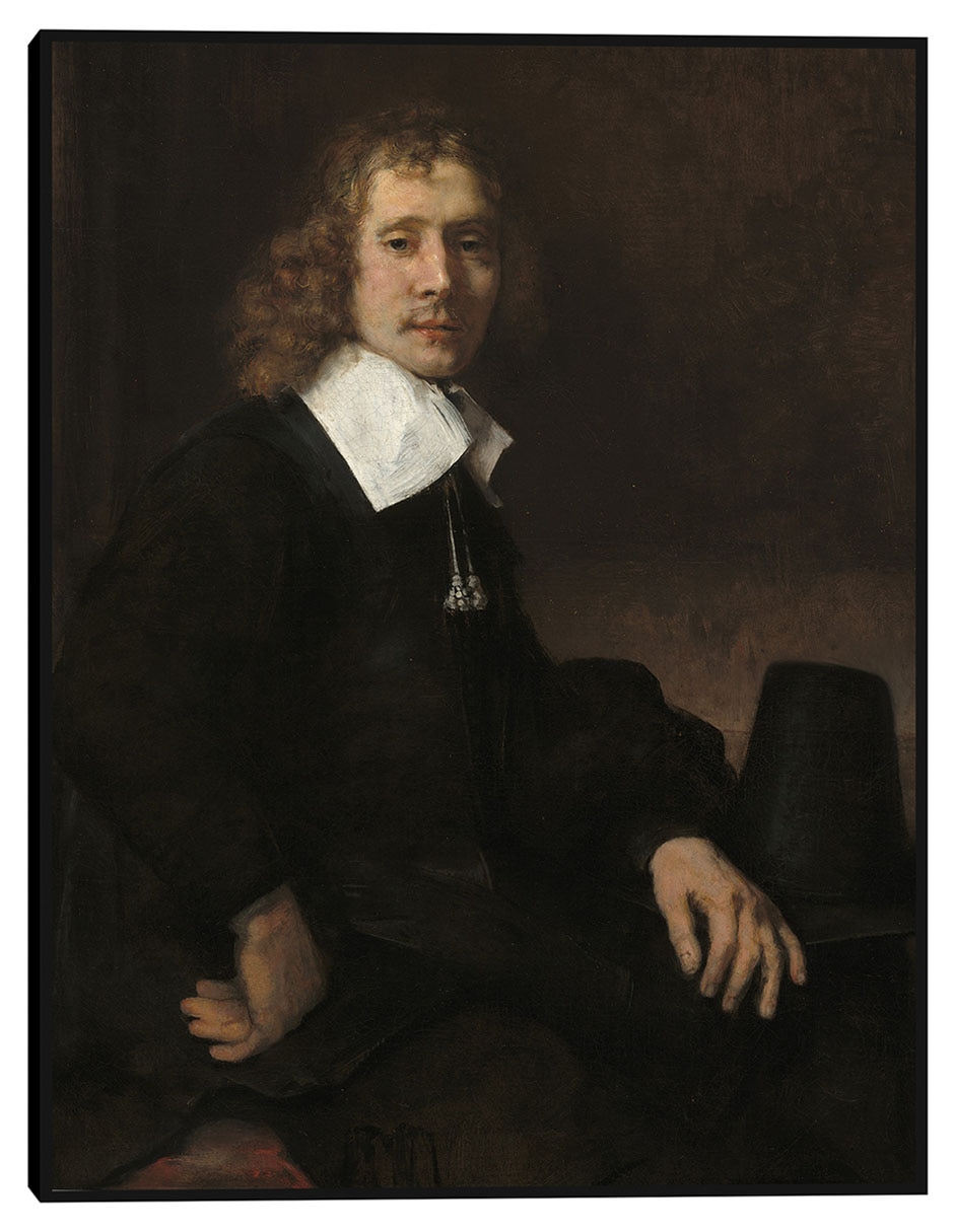 Cuadro decorativo Un joven sentado a una mesa (posiblemente Govaert Flinck) (c. 1660) técnica mixta Colores