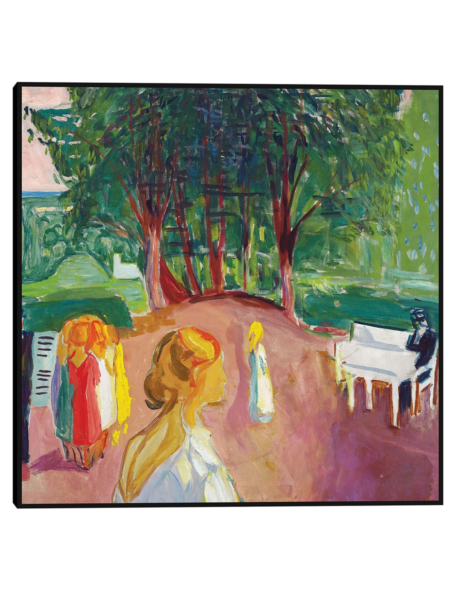 Cuadro decorativo Coqueteando en el parque (1942) técnica mixta Gente