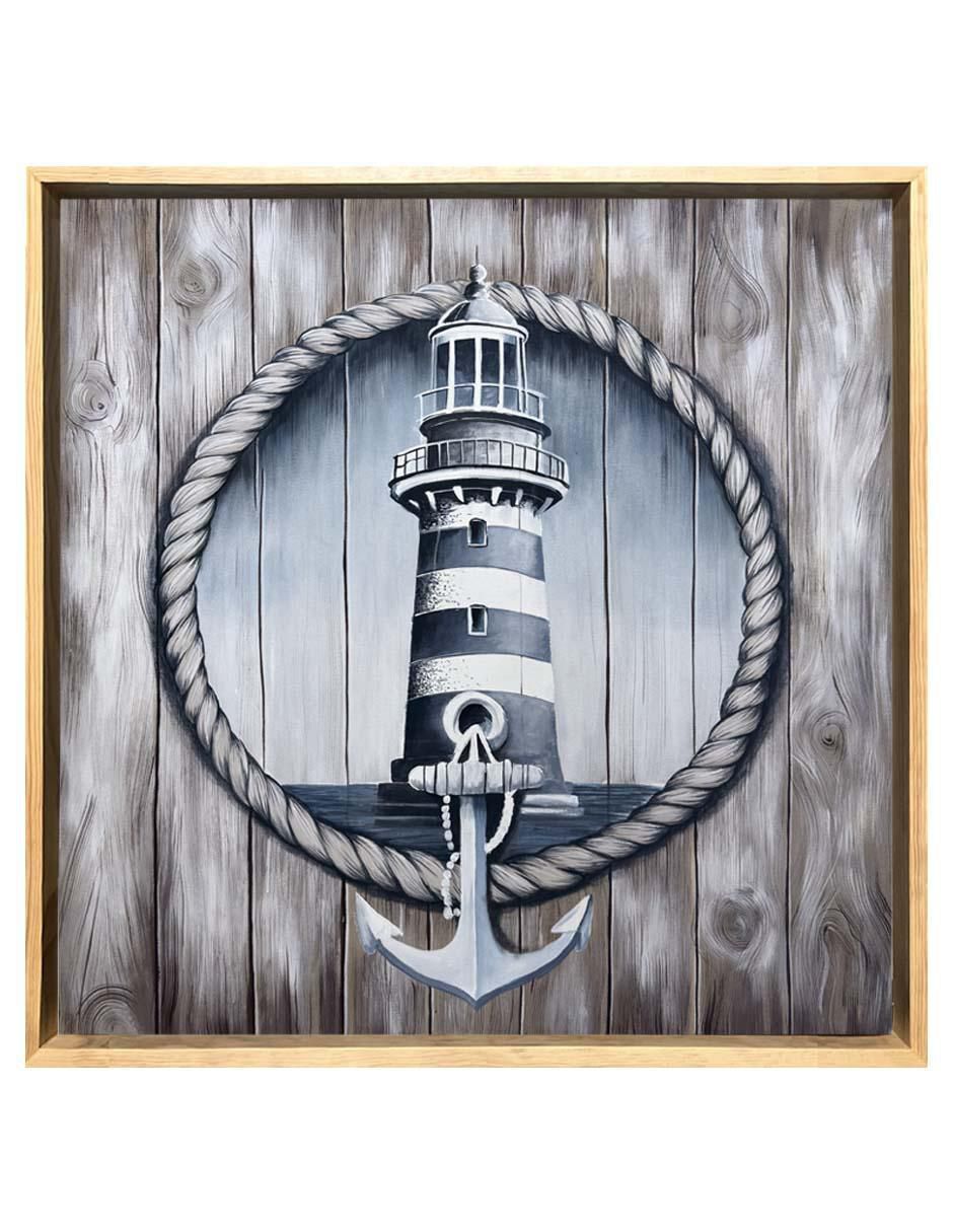 Pintura Faro técnica acrílico