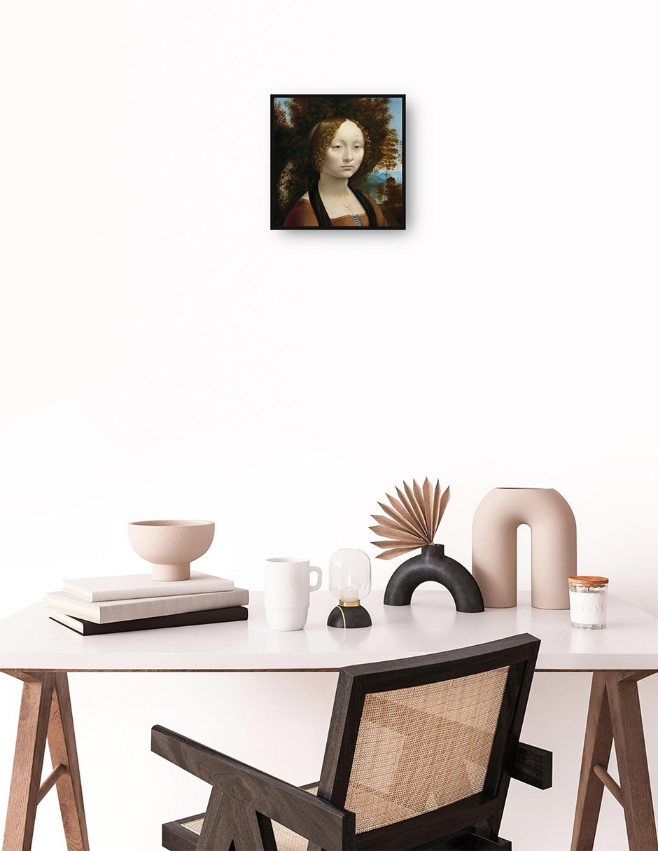 Cuadro decorativo Ginevra de' Benci [anverso], c. (1474-1478) técnica mixta Gente 3