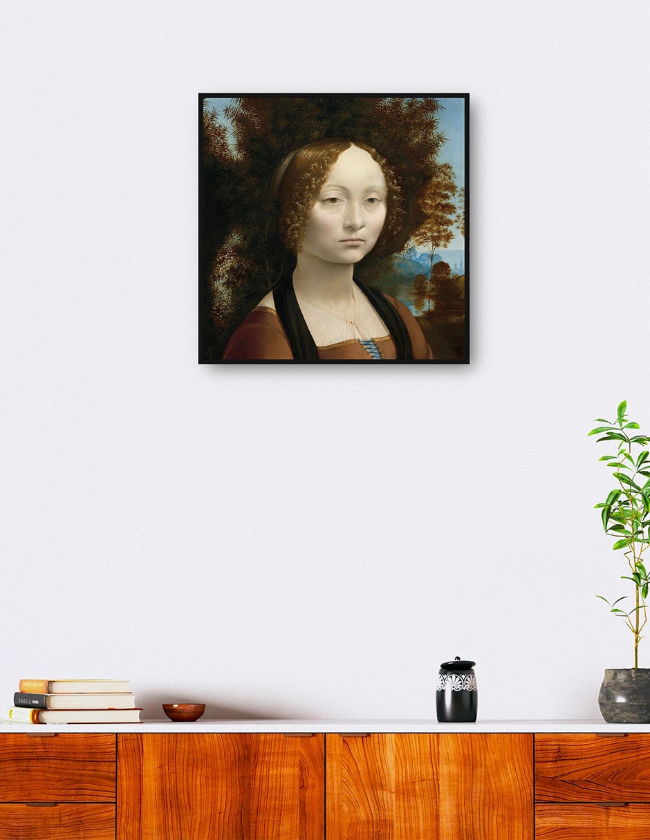 Cuadro decorativo Ginevra de' Benci [anverso], c. (1474-1478) técnica mixta Gente 2
