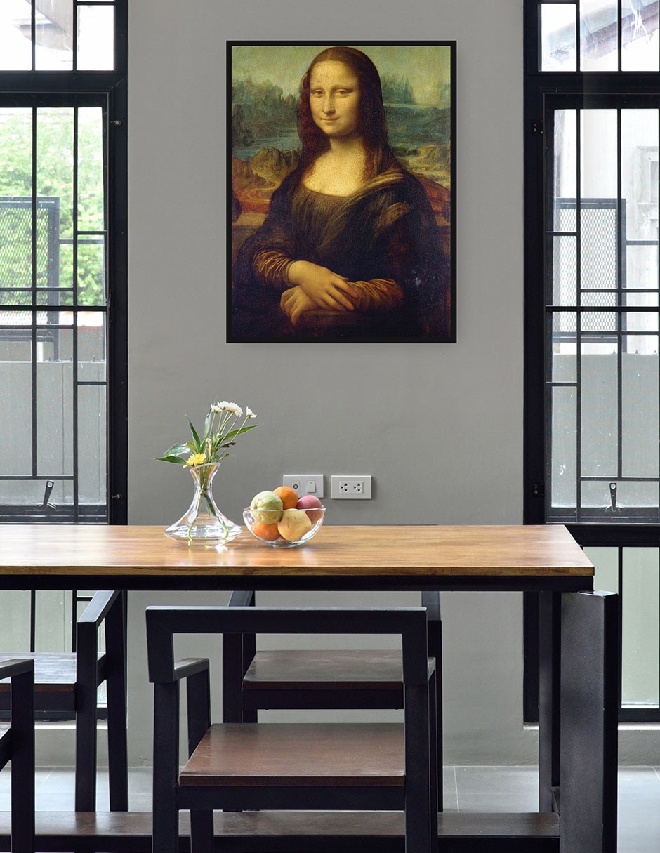 Cuadro decorativo Mona Lisa (1503-1506) técnica mixta Gente 2