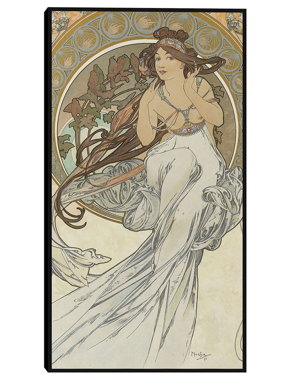 Cuadro decorativo Las artes 1 (1898) técnica mixta Obras