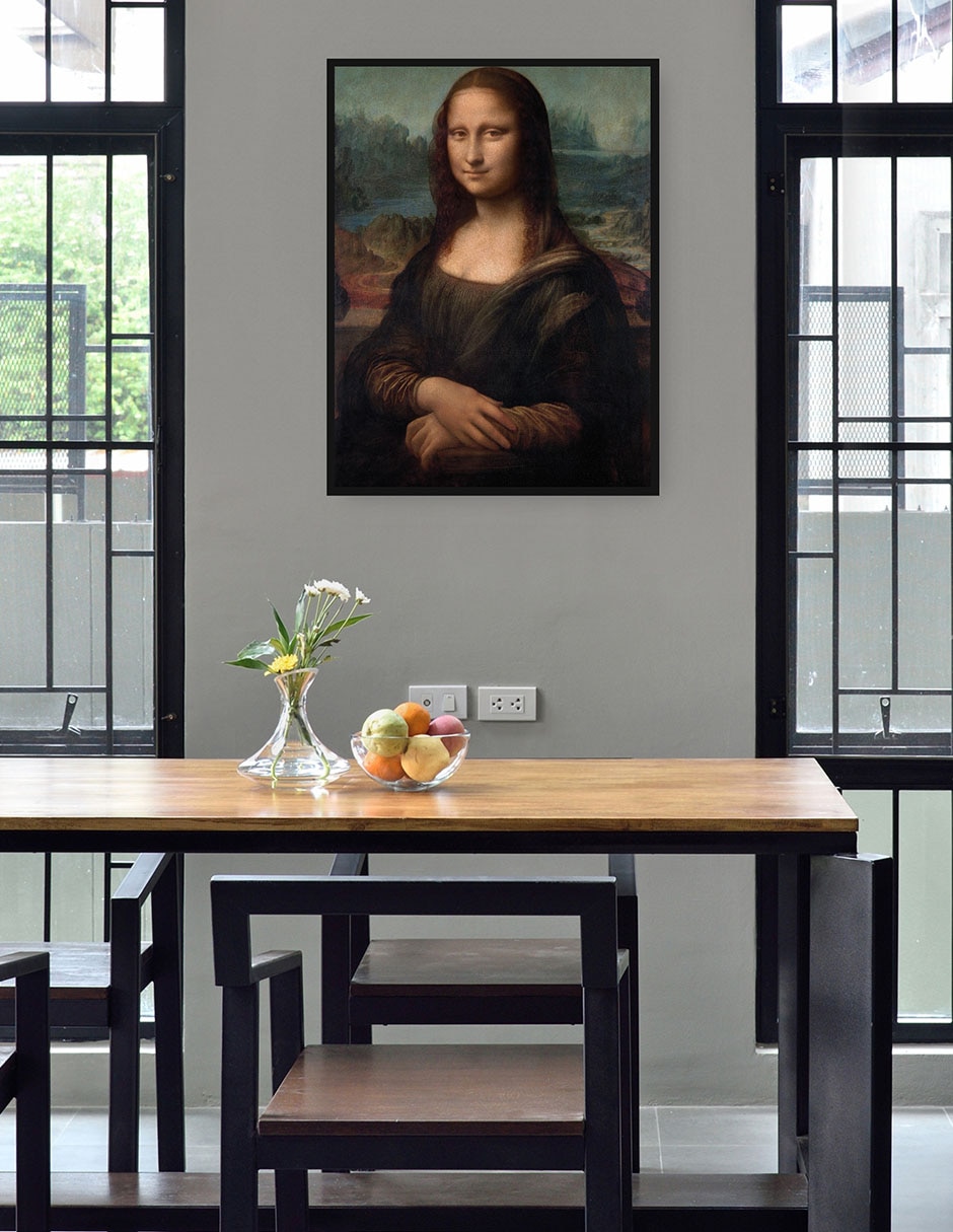 Cuadro decorativo técnica mixta Gente 2