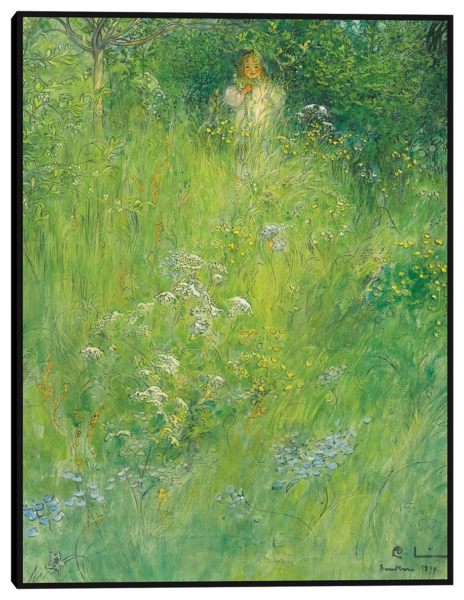 Cuadro decorativo Un hada (Kersti en el prado) (1899) técnica mixta Gente