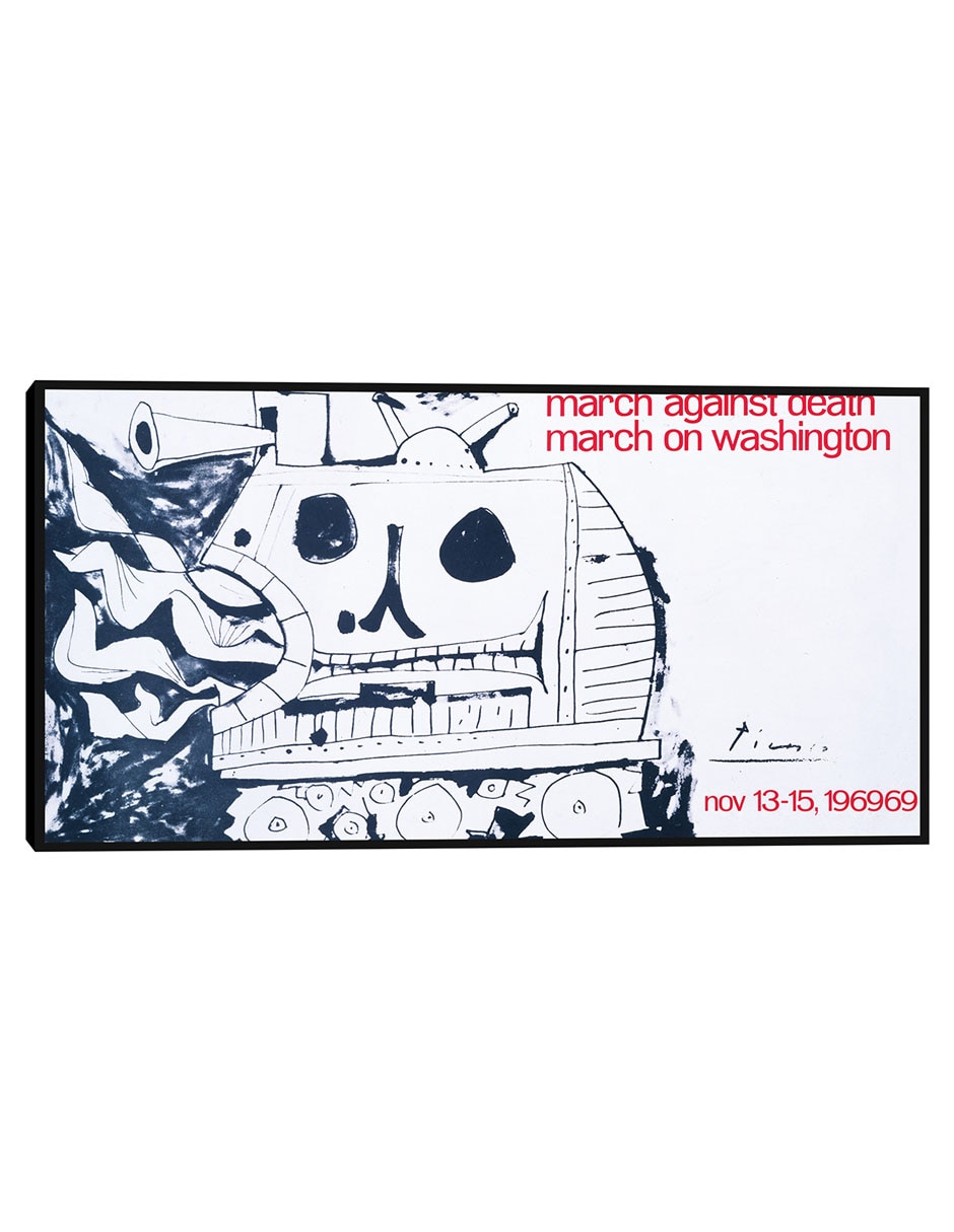 Cuadro decorativo Marcha contra la muerte, marcha sobre Washington, 13-15 de noviembre de 1969 (1969) técnica mixta Publicidad