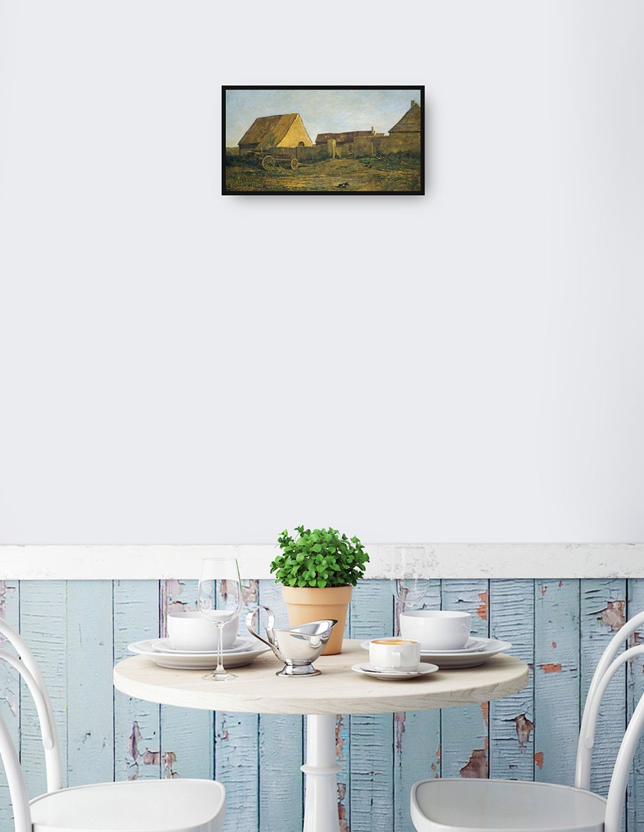 Cuadro decorativo La Granja 1855 técnica mixta Campos 2