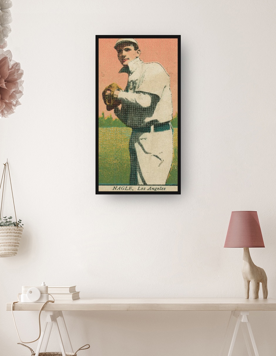 Cuadro decorativo técnica mixta Base Ball 2