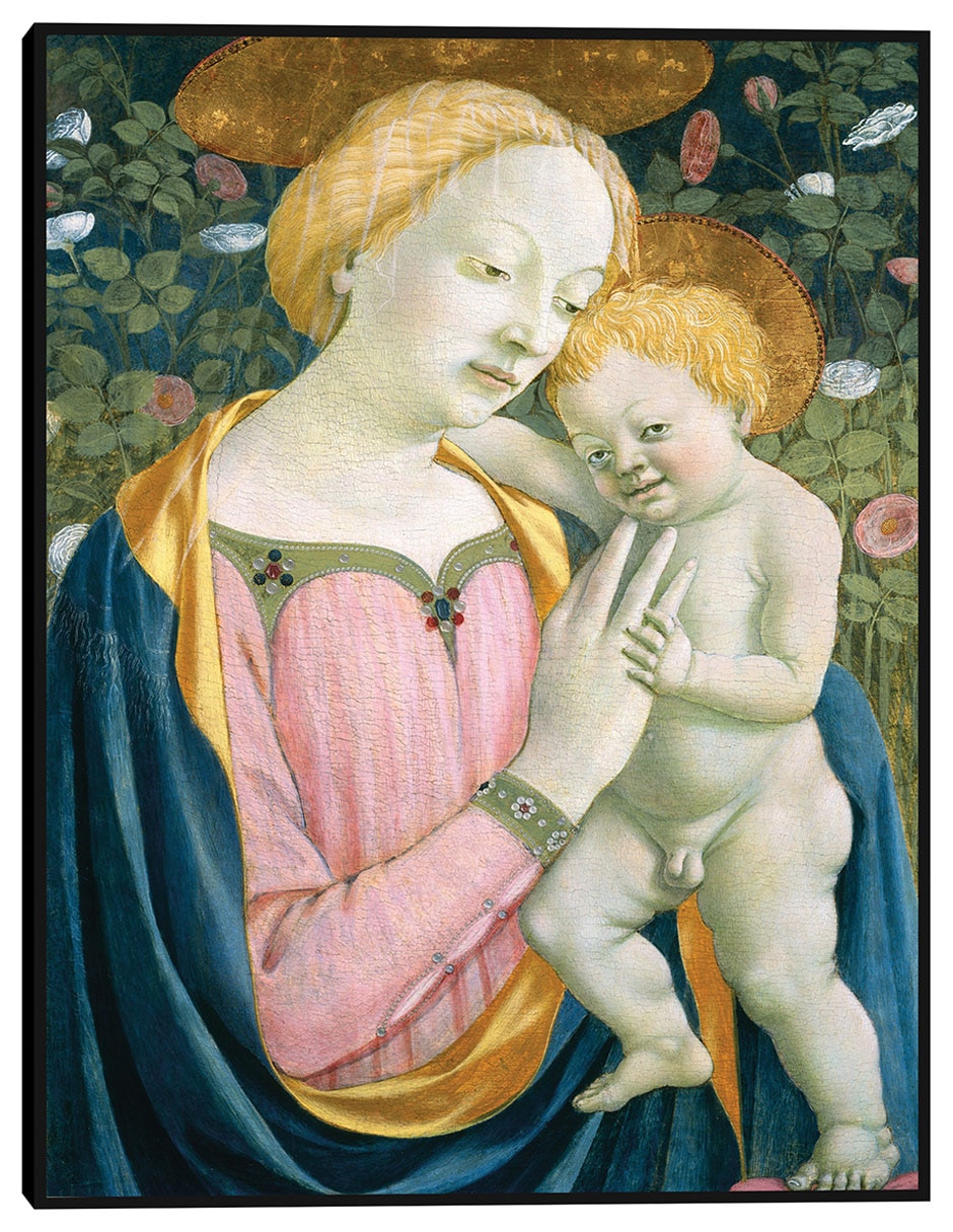 Cuadro decorativo La Virgen y el Niño c. 1445/1450 técnica mixta Vírgenes