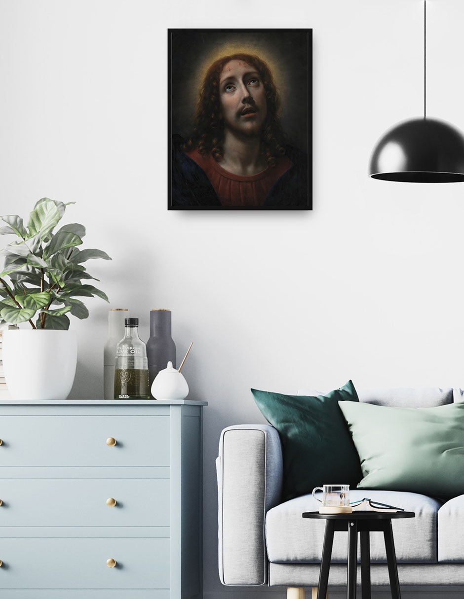 Cuadro decorativo La agonía de Cristo en el huerto de Getsemaní mixta Figuras Celestiales 3